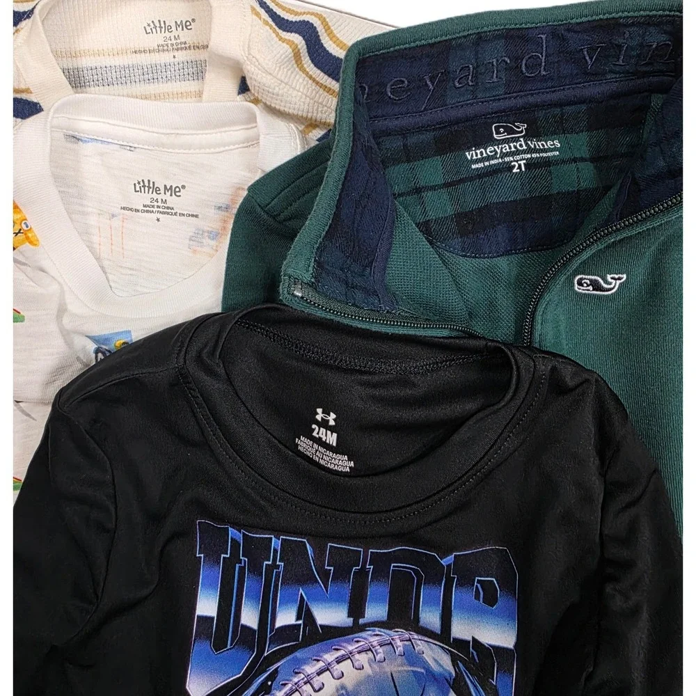 Toddler Boys 2T Lot 8pc Vineyard Vines Under Armour Splendid Little Me